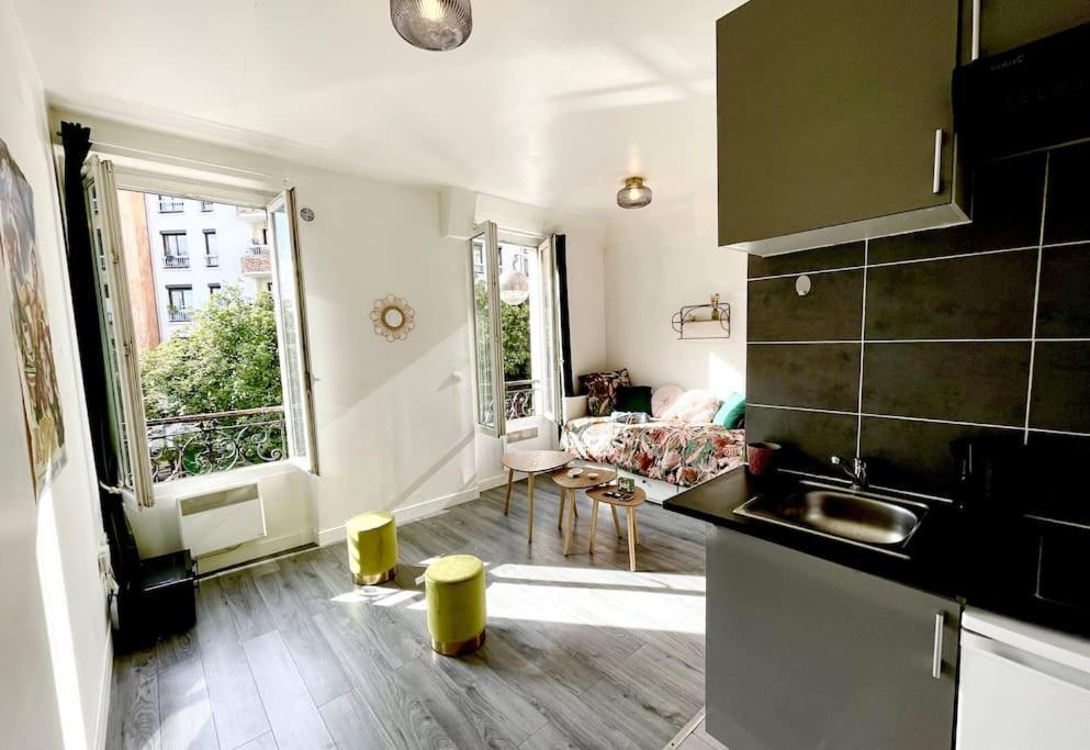 Charming Bright Sunny Studio Near Canal St Martin Paryż Zewnętrze zdjęcie
